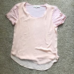 LOFT by ANN TAYLOR PINK/PEACH BLOUSE